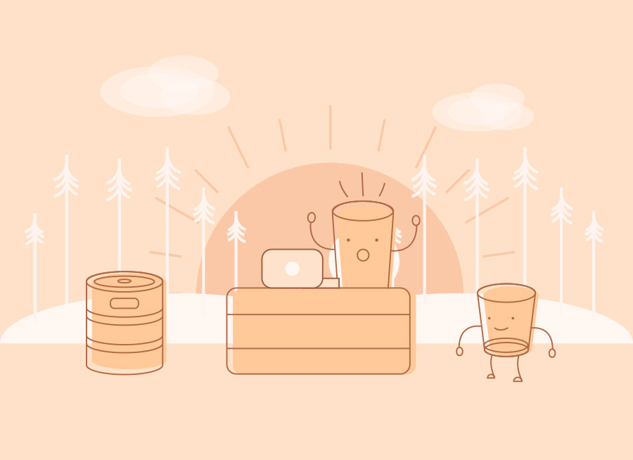 Brand on Tap Illustration